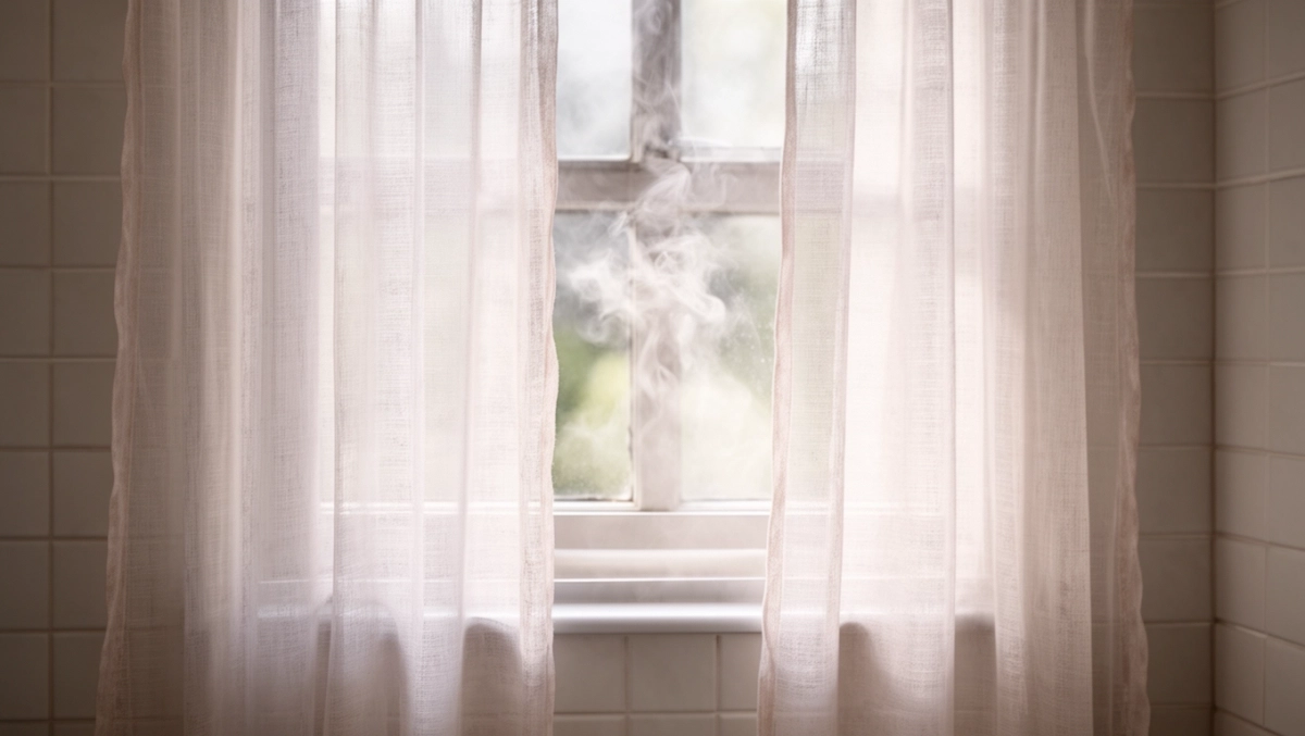 Firanki do łazienki małe okno