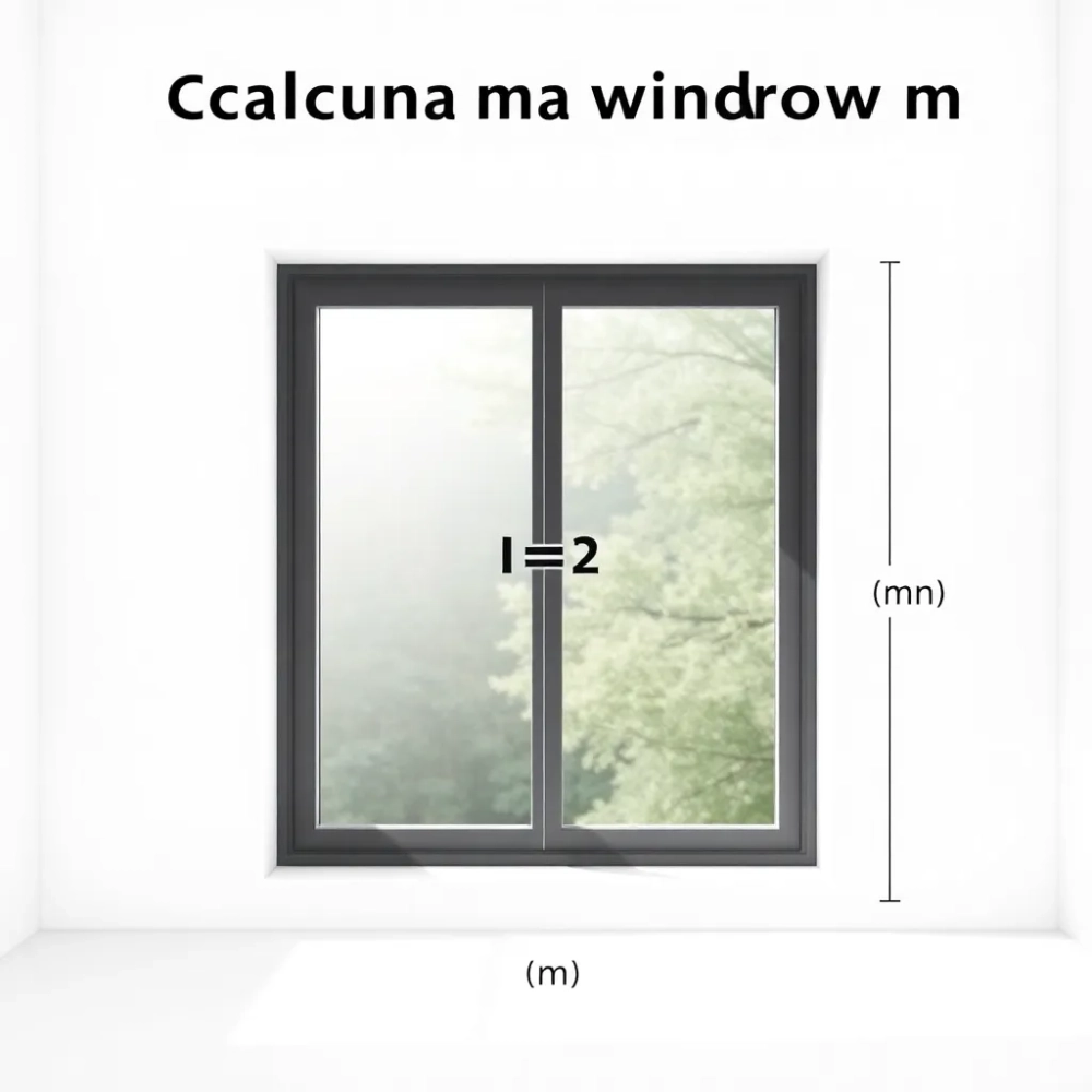 jak obliczyć m2 okna