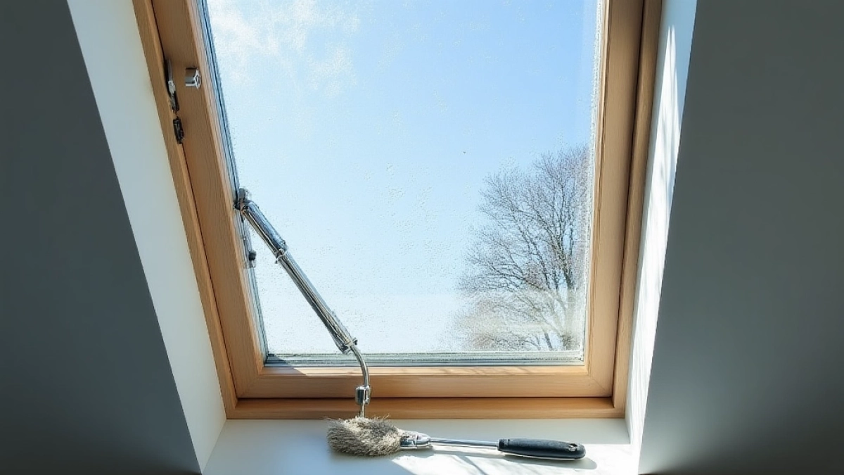 Jak umyć okno dachowe z zewnątrz