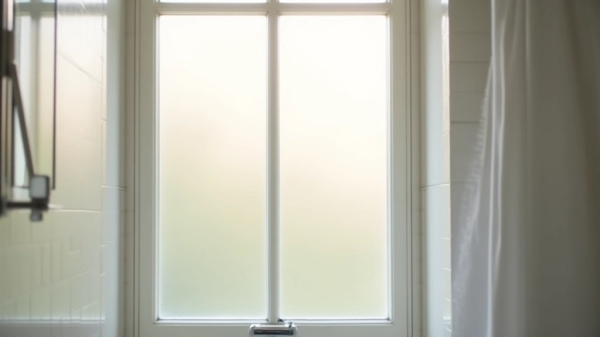 Jaka folia na okno do łazienki