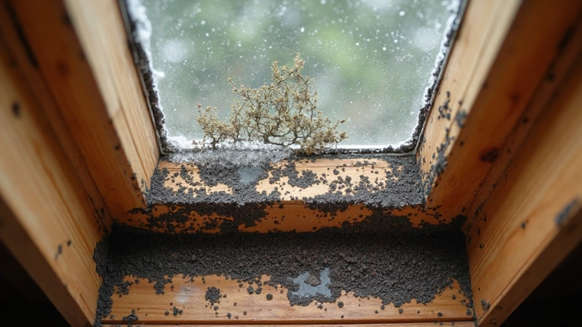 Pleśń na oknach dachowych jak usunąć