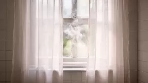 Firanki do łazienki małe okno