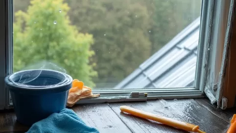 Jak umyć okno dachowe z dolnym otwieraniem