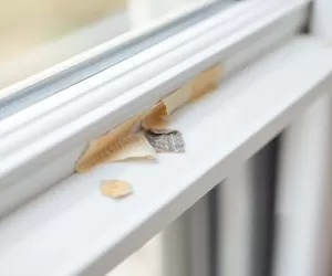 Jak usunąć taśmę klejącą z okna plastikowego