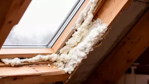 ocieplenie okna dachowego pianką