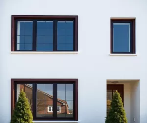 Okna orzech jaka elewacja